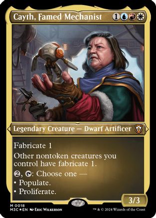 Cayth, Famed Mechanist (Foil Etched) (018) Foil