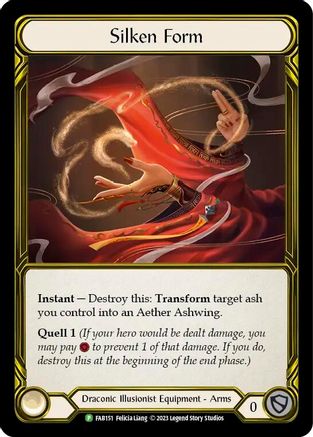 Silken Form (Golden) (FAB151) - Flesh and Blood: Promo Cards | Silver Goblin