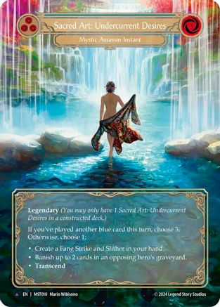 Sacred Art: Undercurrent Desires (Marvel) (MST010//MST010) Cold Foil - Part the Mistveil