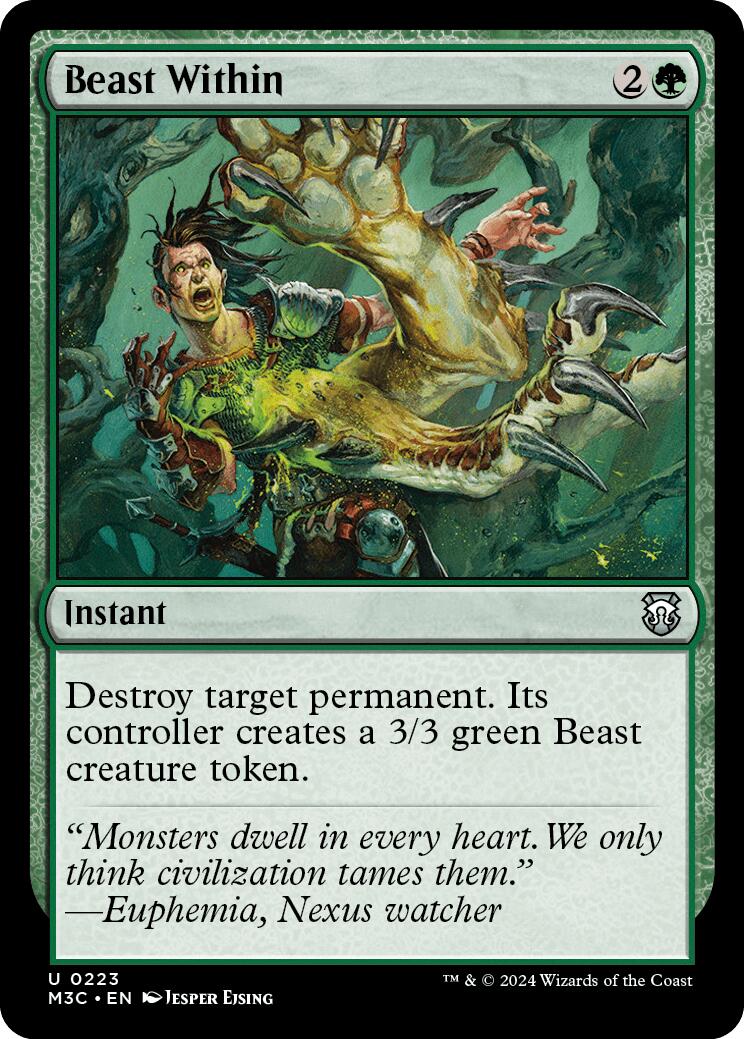 Beast Within [Modern Horizons 3 Commander] | Silver Goblin