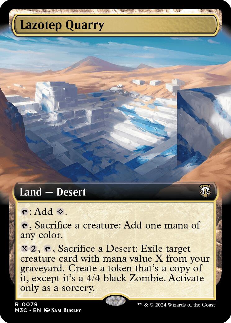 Lazotep Quarry (Extended Art) (Ripple Foil) [Modern Horizons 3 Commander] | Silver Goblin