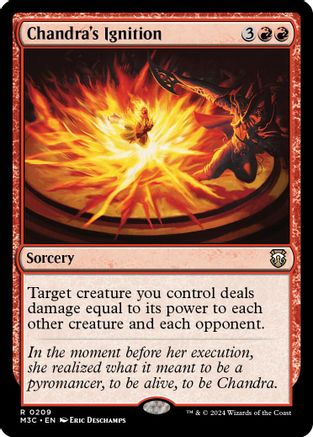 Chandra's Ignition (Ripple Foil) (209) Foil
