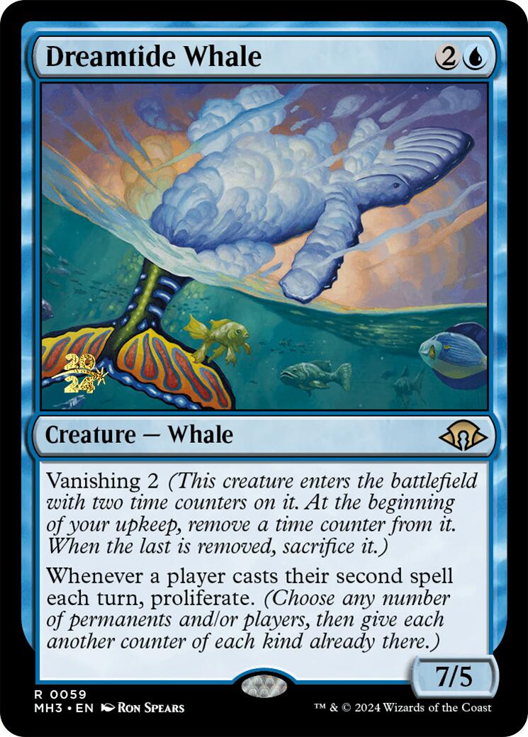 Dreamtide Whale [Modern Horizons 3 Prerelease Promos] | Silver Goblin