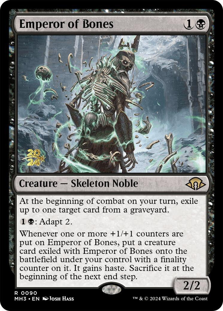Emperor of Bones [Modern Horizons 3 Prerelease Promos] | Silver Goblin