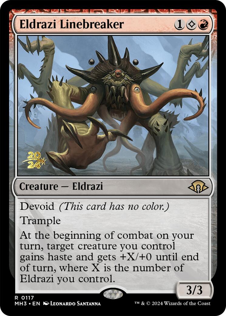 Eldrazi Linebreaker [Modern Horizons 3 Prerelease Promos] | Silver Goblin