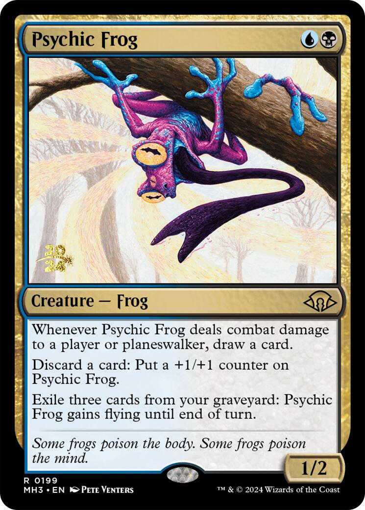 Psychic Frog [Modern Horizons 3 Prerelease Promos] | Silver Goblin