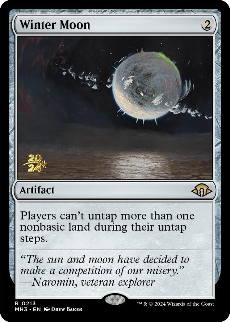 Winter Moon [Modern Horizons 3 Prerelease Promos] | Silver Goblin