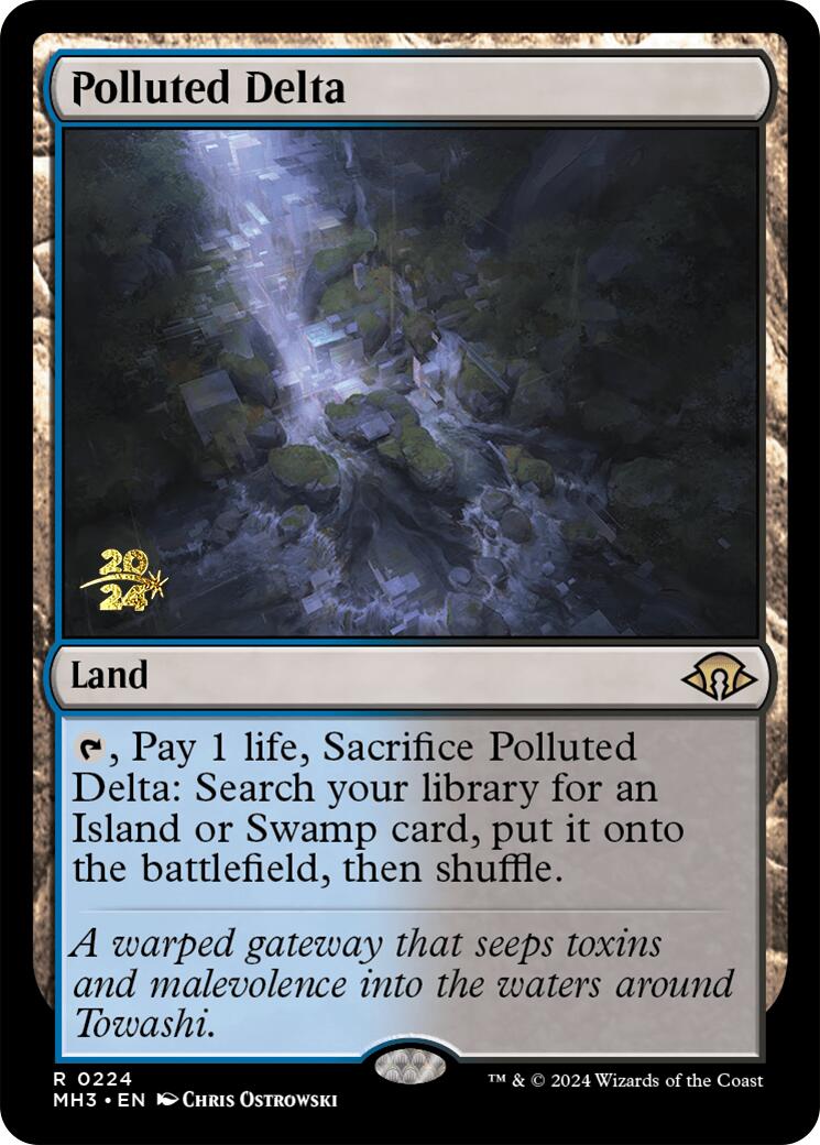 Polluted Delta [Modern Horizons 3 Prerelease Promos] | Silver Goblin