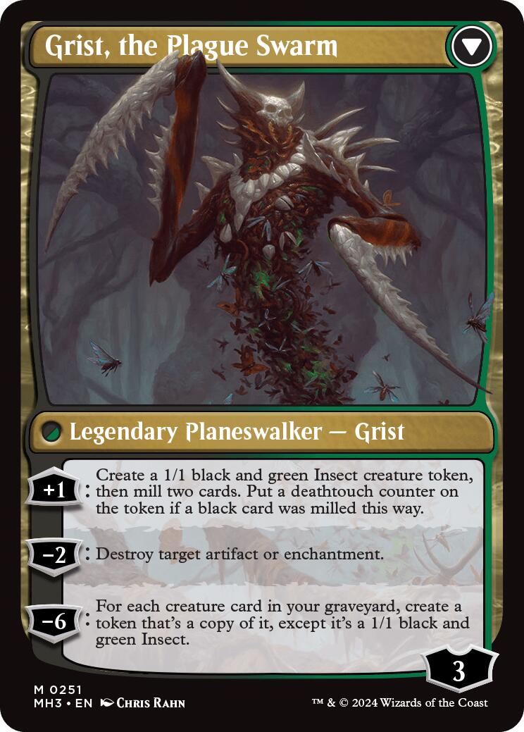 Grist, Voracious Larva [Modern Horizons 3 Prerelease Promos] | Silver Goblin