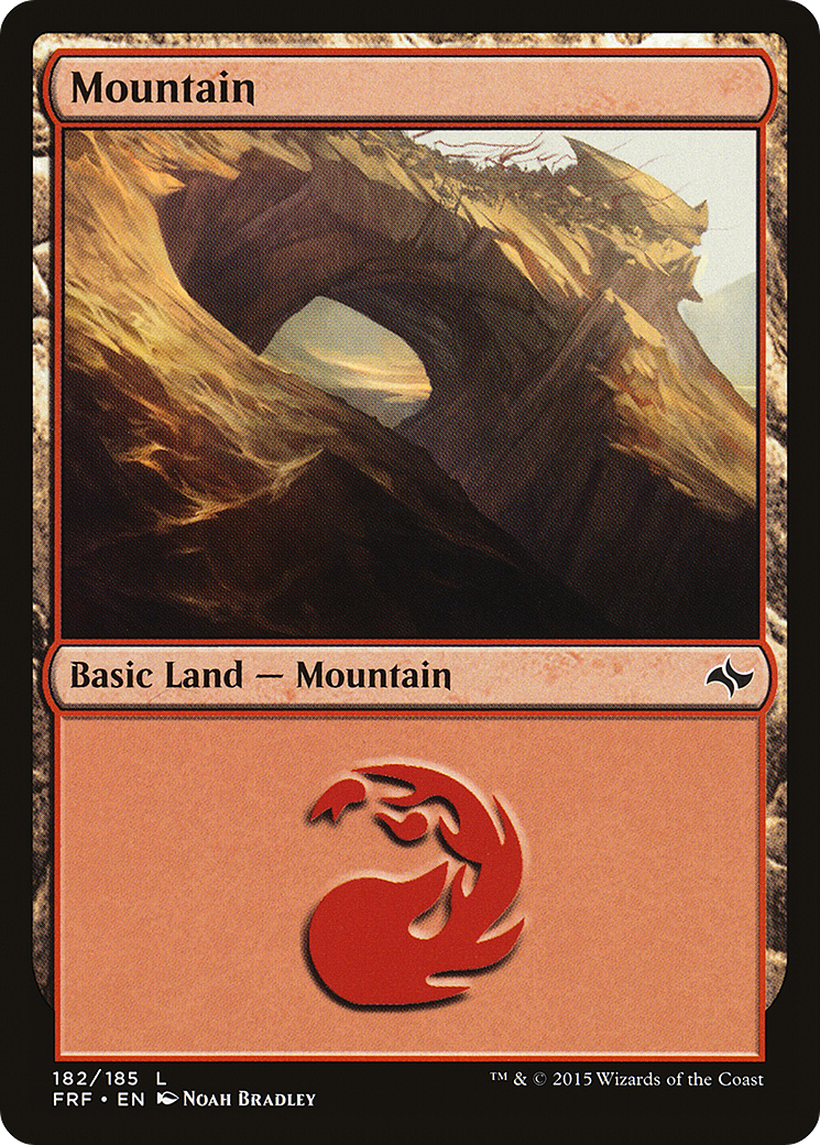 Mountain (182) [Fate Reforged] Foil