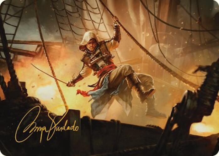 Edward Kenway Art Card (Gold-Stamped Signature) [Assassin's Creed Art Series] | Silver Goblin