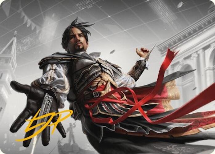 Ezio Auditore da Firenze Art Card (Gold-Stamped Signature) [Assassin's Creed Art Series] | Silver Goblin