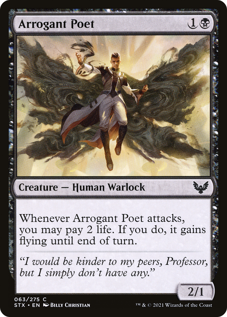 Arrogant Poet [Strixhaven: School of Mages]