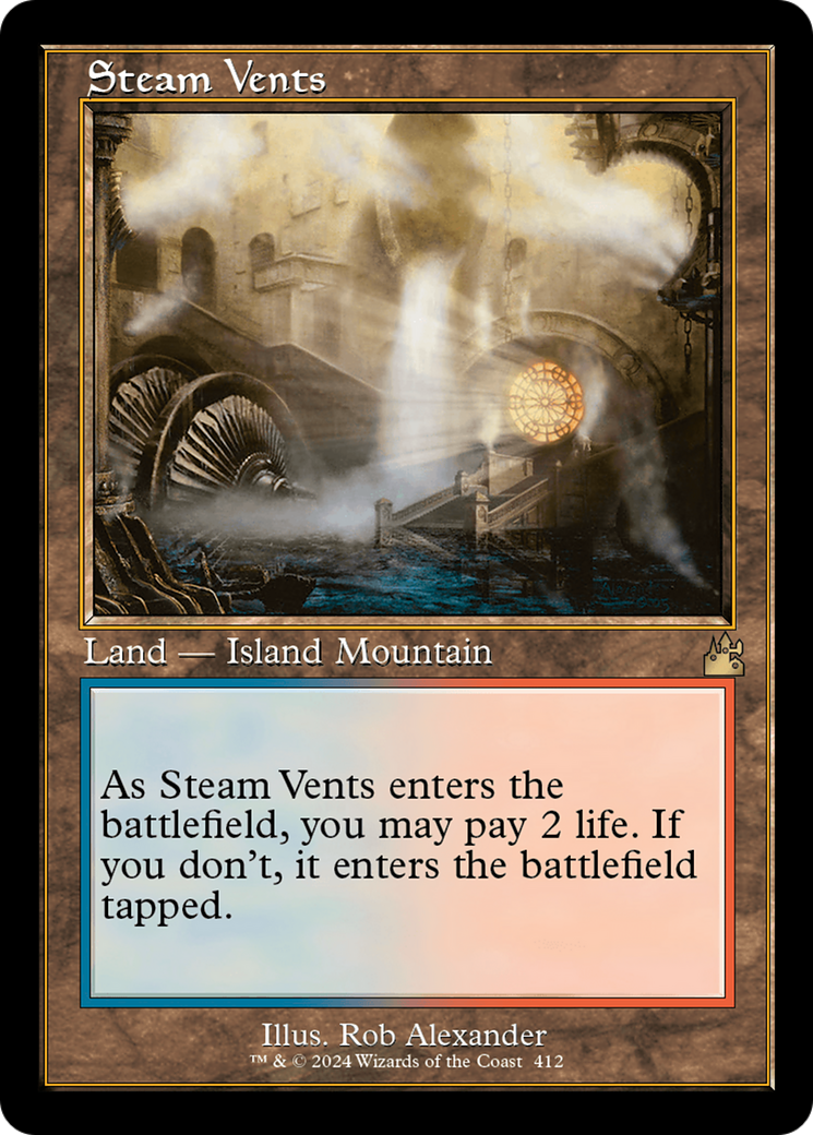 Steam Vents (Retro) [Ravnica Remastered] | Silver Goblin