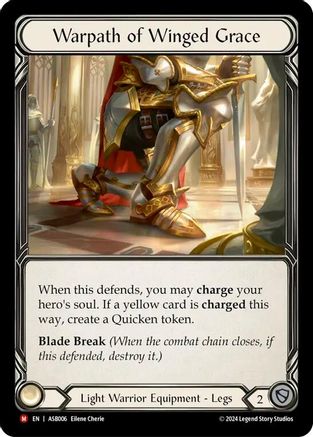 Warpath of Winged Grace Rainbow Foil (ASB006) - Armory Deck: Boltyn | Silver Goblin