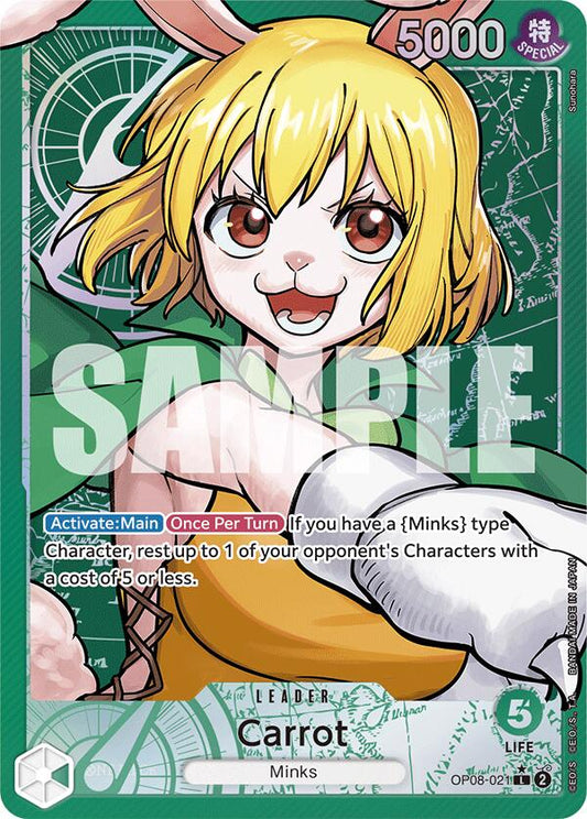 Carrot (021) (Parallel) Foil (OP08-021) - Two Legends