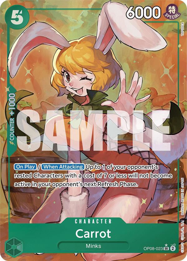 Carrot (023) (Parallel) Foil (OP08-023) - Two Legends