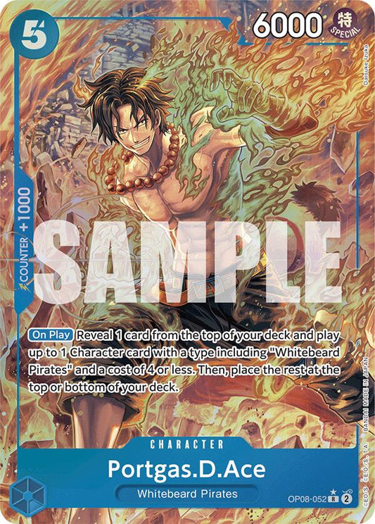 Portgas.D.Ace (Parallel) Foil (OP08-052) - Two Legends