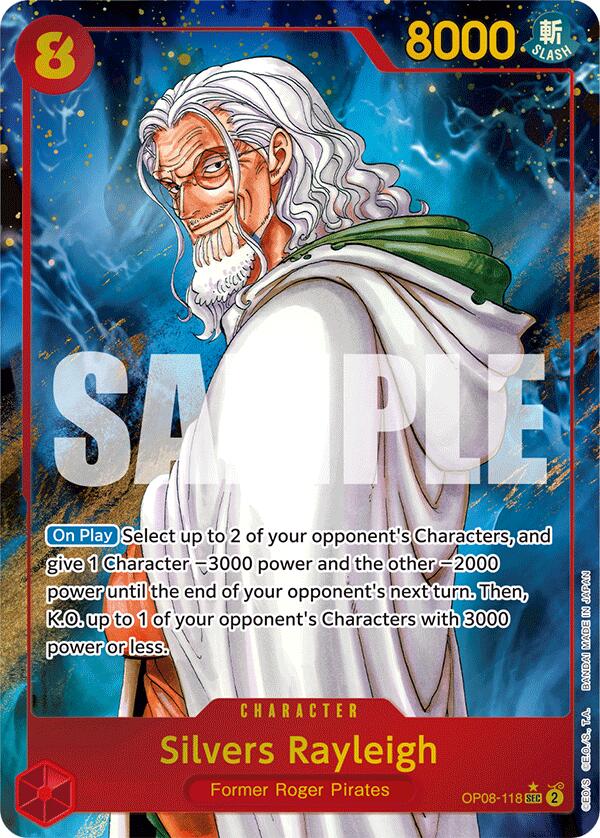 Silvers Rayleigh (Parallel) Foil (OP08-118) - Two Legends