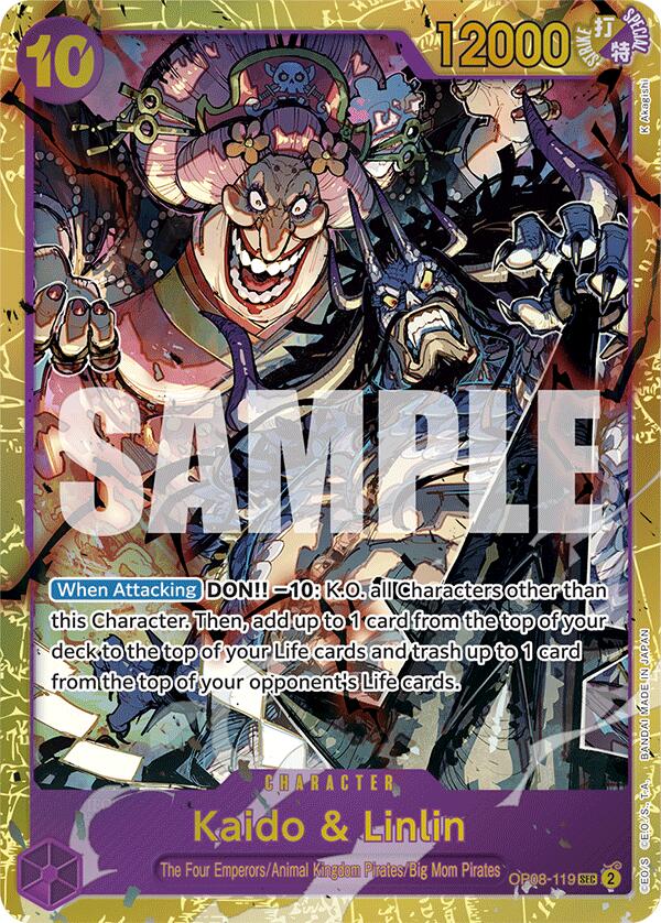 Kaido & Linlin (OP08-119) - Two Legends Foil