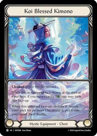 Koi Blessed Kimono (Extended Art) Cold Foil (MST068) - Part the Mistveil | Silver Goblin