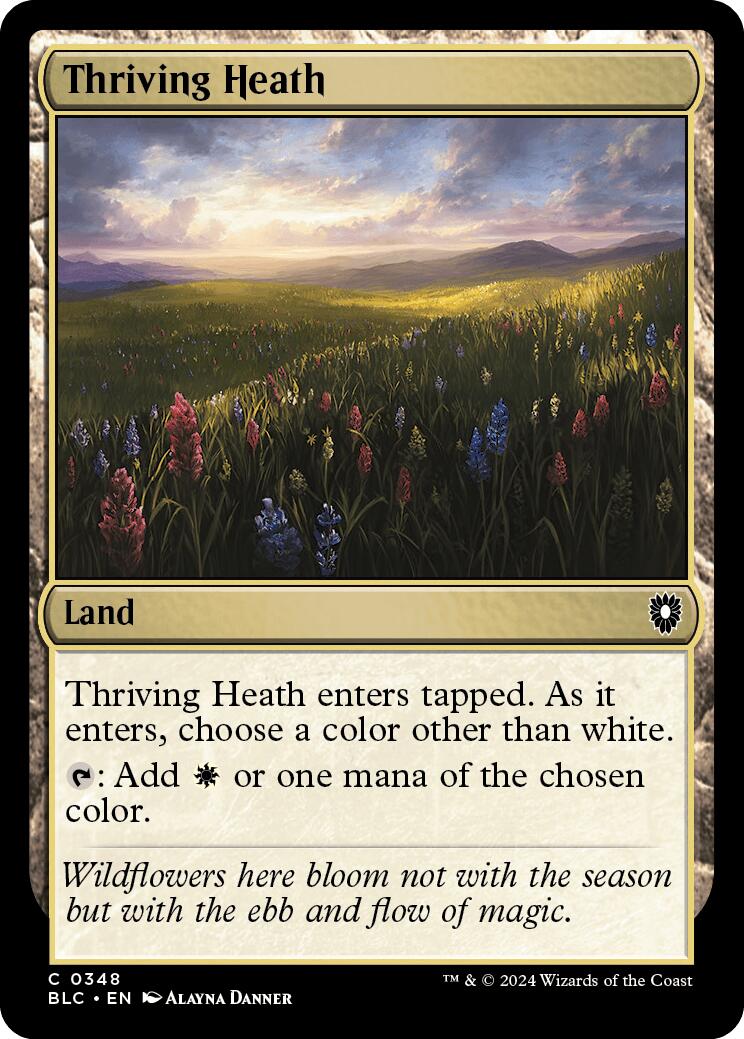 Thriving Heath [Bloomburrow Commander] | Silver Goblin