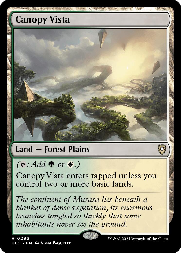 Canopy Vista [Bloomburrow Commander] | Silver Goblin
