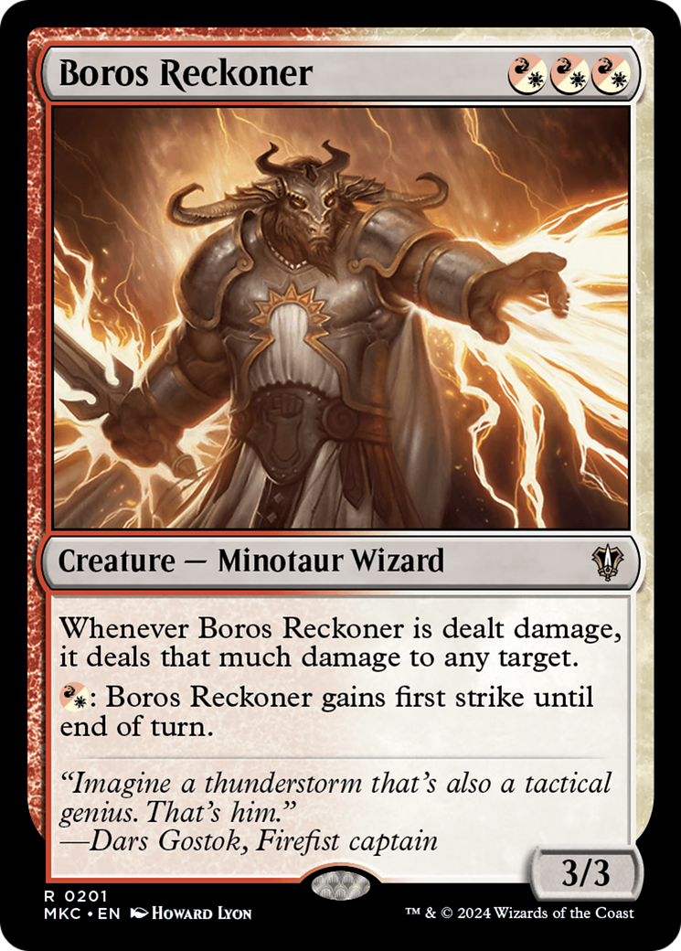 Boros Reckoner [Murders at Karlov Manor Commander] | Silver Goblin