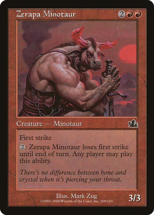 Zerapa Minotaur [Prophecy]