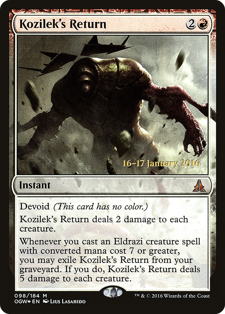 Kozilek's Return [Oath of the Gatewatch Prerelease Promos] | Silver Goblin