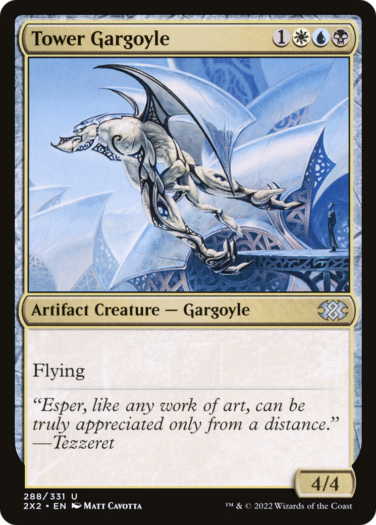 Tower Gargoyle [Double Masters 2022] | Silver Goblin