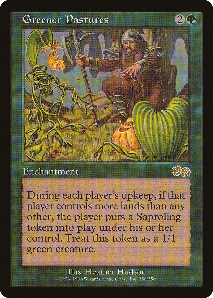 Greener Pastures [Urza's Saga] | Silver Goblin