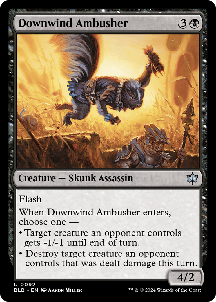 Downwind Ambusher [Bloomburrow] | Silver Goblin