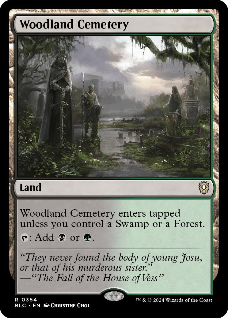 Woodland Cemetery [Bloomburrow Commander] | Silver Goblin