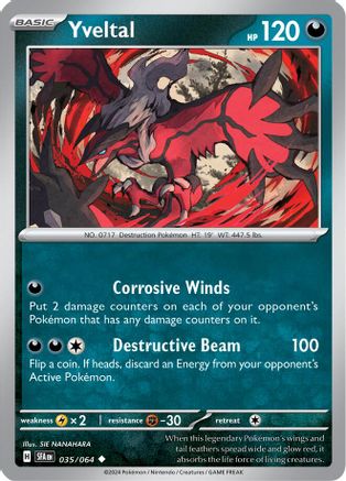 Yveltal (035/064) [Scarlet & Violet: Shrouded Fable] | Silver Goblin