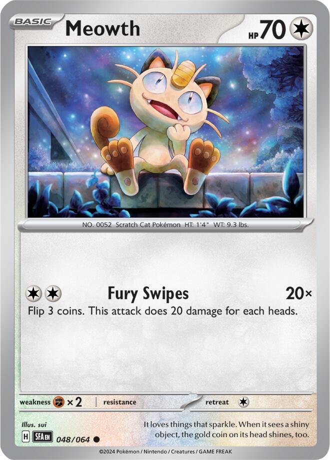 Meowth (048/064) [Scarlet & Violet: Shrouded Fable] | Silver Goblin