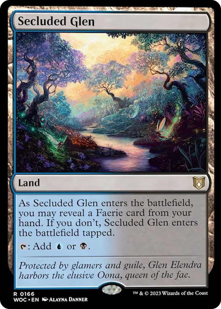 Secluded Glen [Wilds of Eldraine Commander] | Silver Goblin