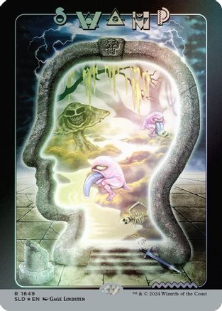 Swamp (1649) (Rainbow Foil) (1649) Foil - Secret Lair Drop Series