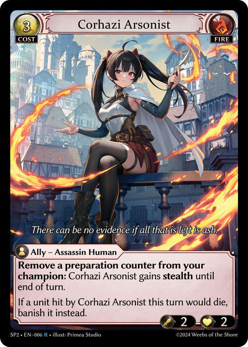 Corhazi Arsonist (006) [Supporter Pack 2] Foil