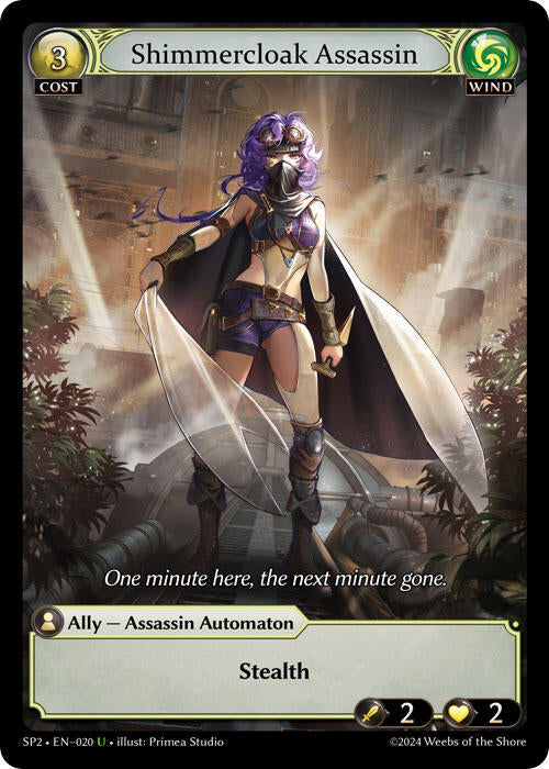 Shimmercloak Assassin (020) [Supporter Pack 2] Foil