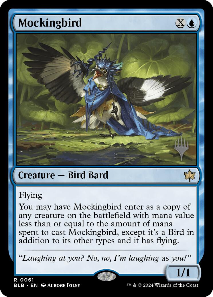 Mockingbird (Promo Pack) [Bloomburrow Promos] | Silver Goblin