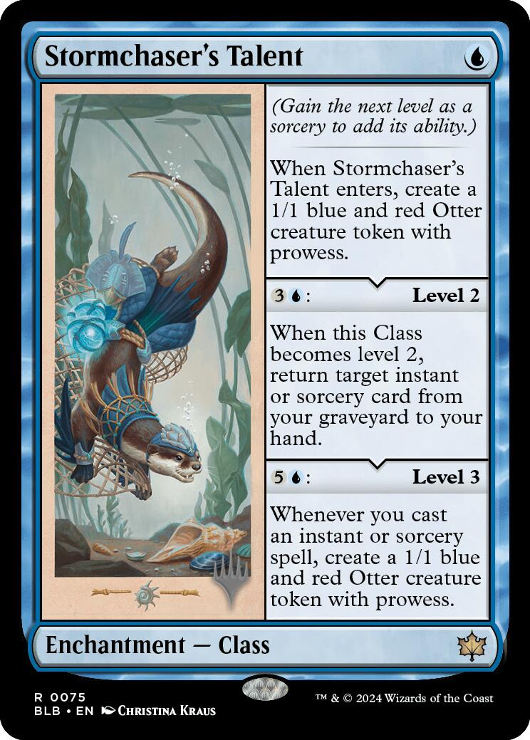 Stormchaser's Talent (Promo Pack) [Bloomburrow Promos] | Silver Goblin