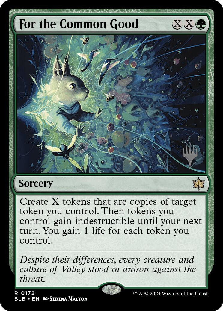 For the Common Good (Promo Pack) [Bloomburrow Promos] | Silver Goblin