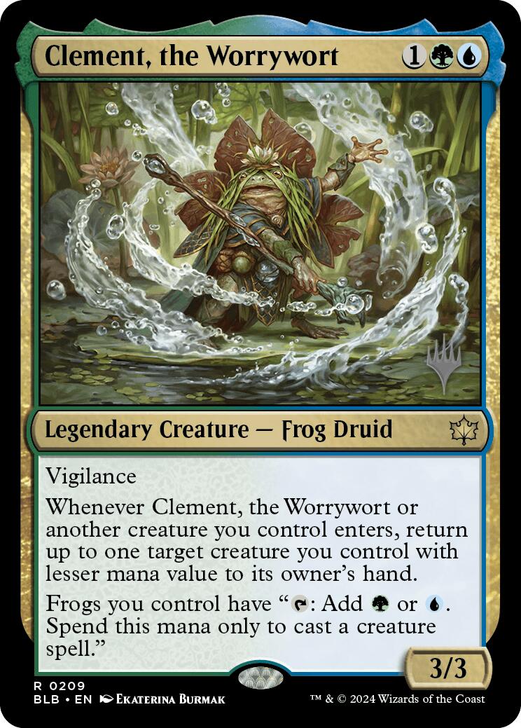 Clement, the Worrywort (Promo Pack) [Bloomburrow Promos] | Silver Goblin