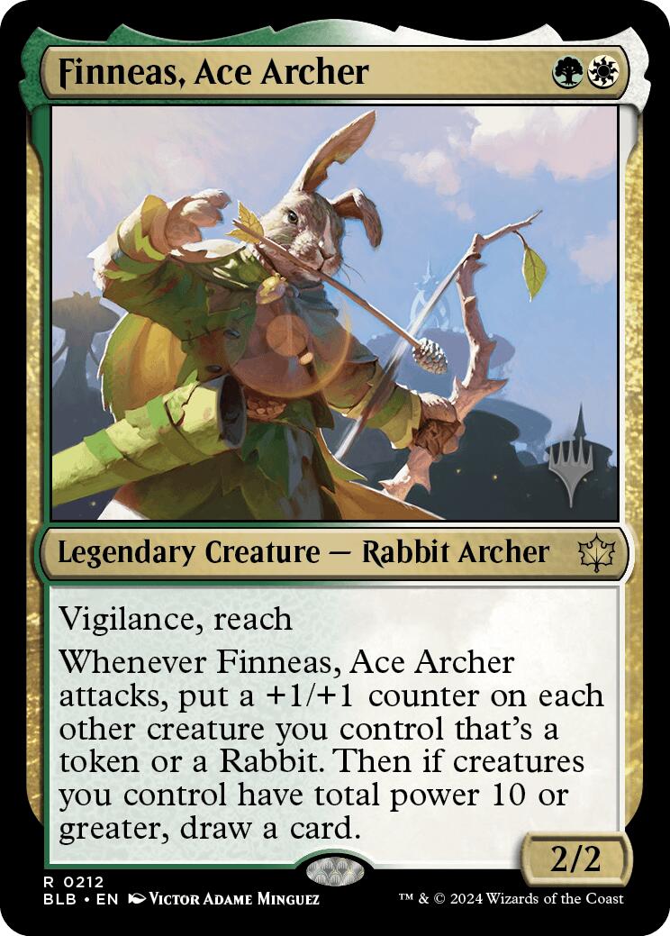Finneas, Ace Archer (Promo Pack) [Bloomburrow Promos] | Silver Goblin