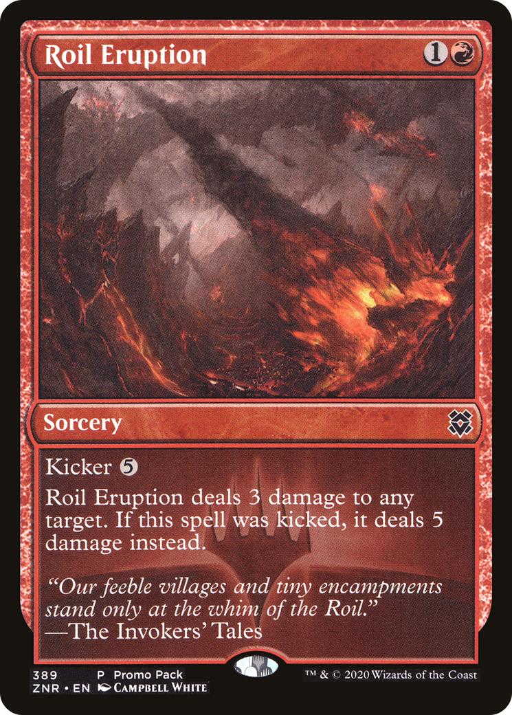 Roil Eruption (Promo Pack) [Zendikar Rising Promos] | Silver Goblin