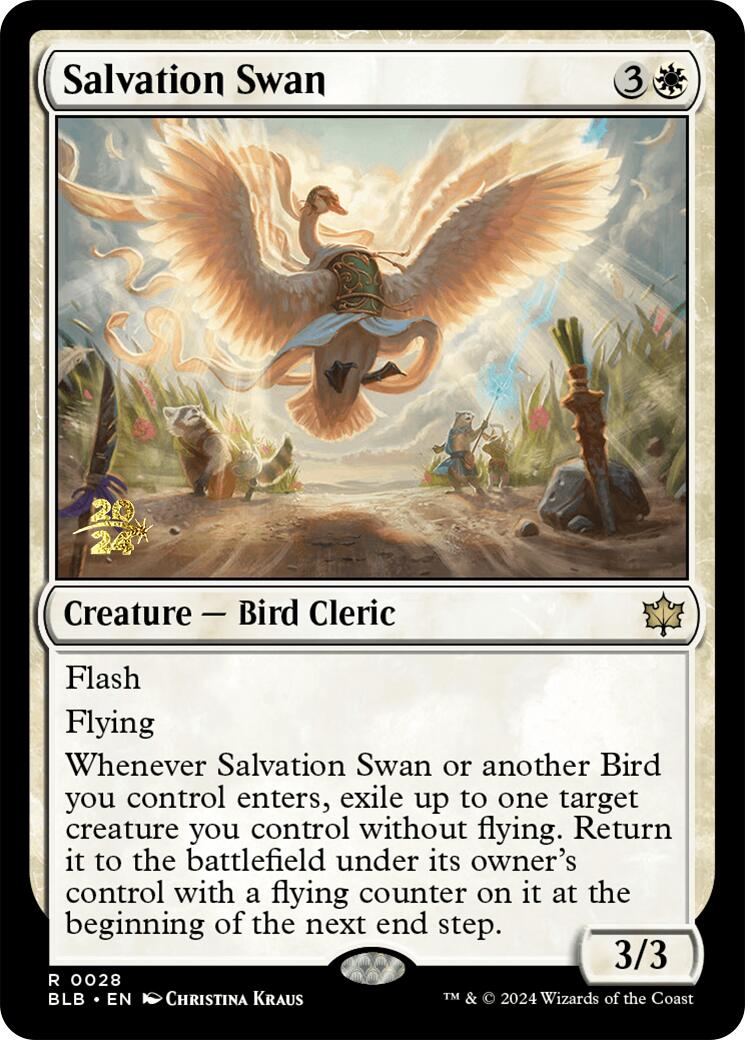 Salvation Swan [Bloomburrow Prerelease Promos] | Silver Goblin