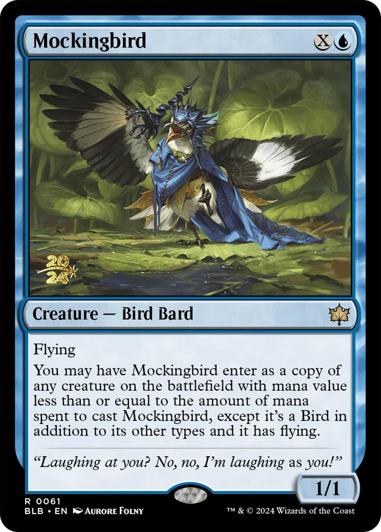 Mockingbird [Bloomburrow Prerelease Promos] | Silver Goblin