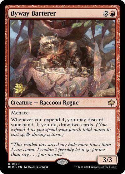 Byway Barterer [Bloomburrow Prerelease Promos] | Silver Goblin