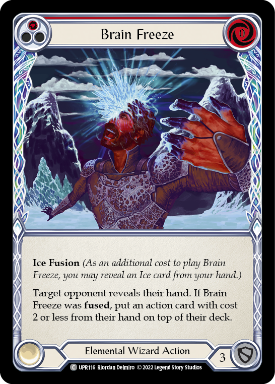 Brain Freeze (Red) [UPR116] (Uprising) | Silver Goblin